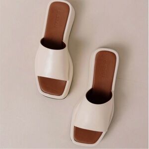 Alohas SVEGAN Janice warm white sandals